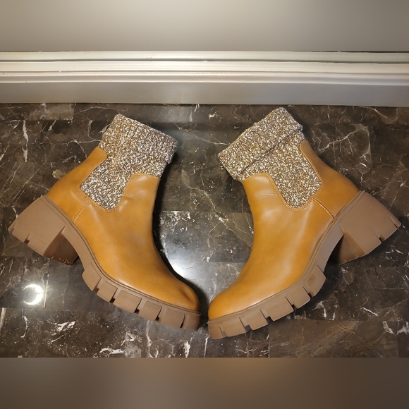 Universal Thread Brown Knit Winter Boots - Picture 3 of 12